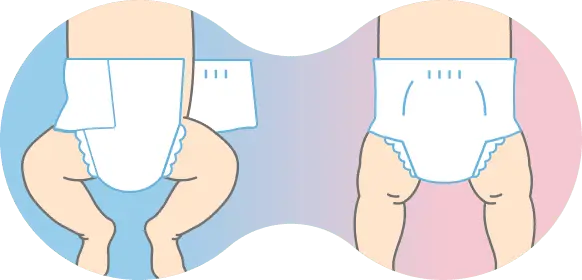 テープとパンツ 両方使える!