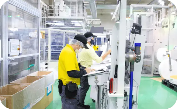 静岡県の自社工場で製造